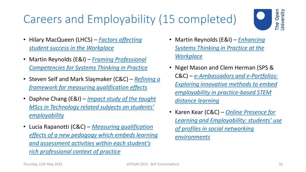 careers and employability 15 completed 1