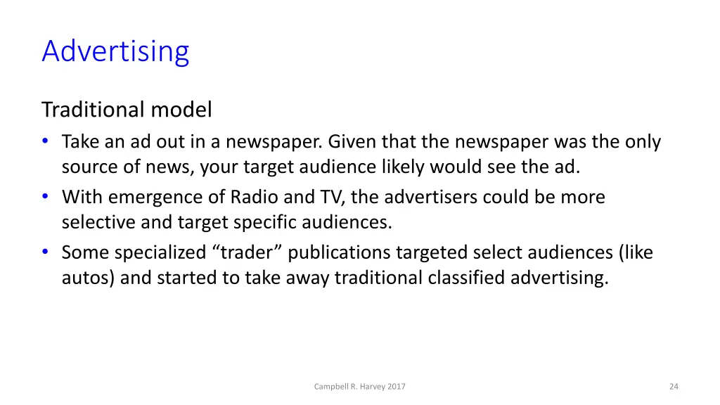 advertising