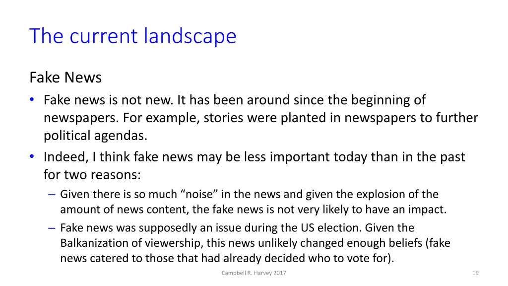 the current landscape 3