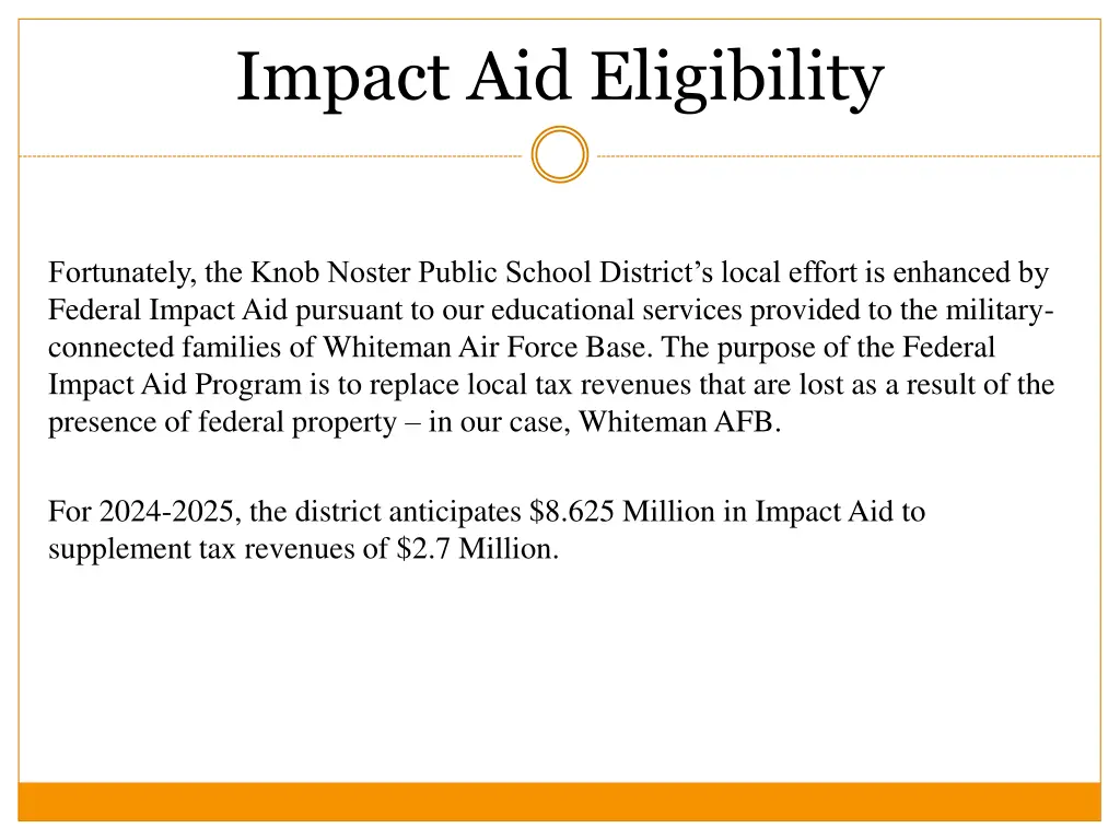 impact aid eligibility