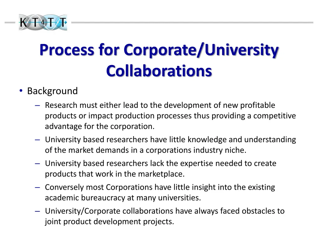 process for corporate university collaborations 2