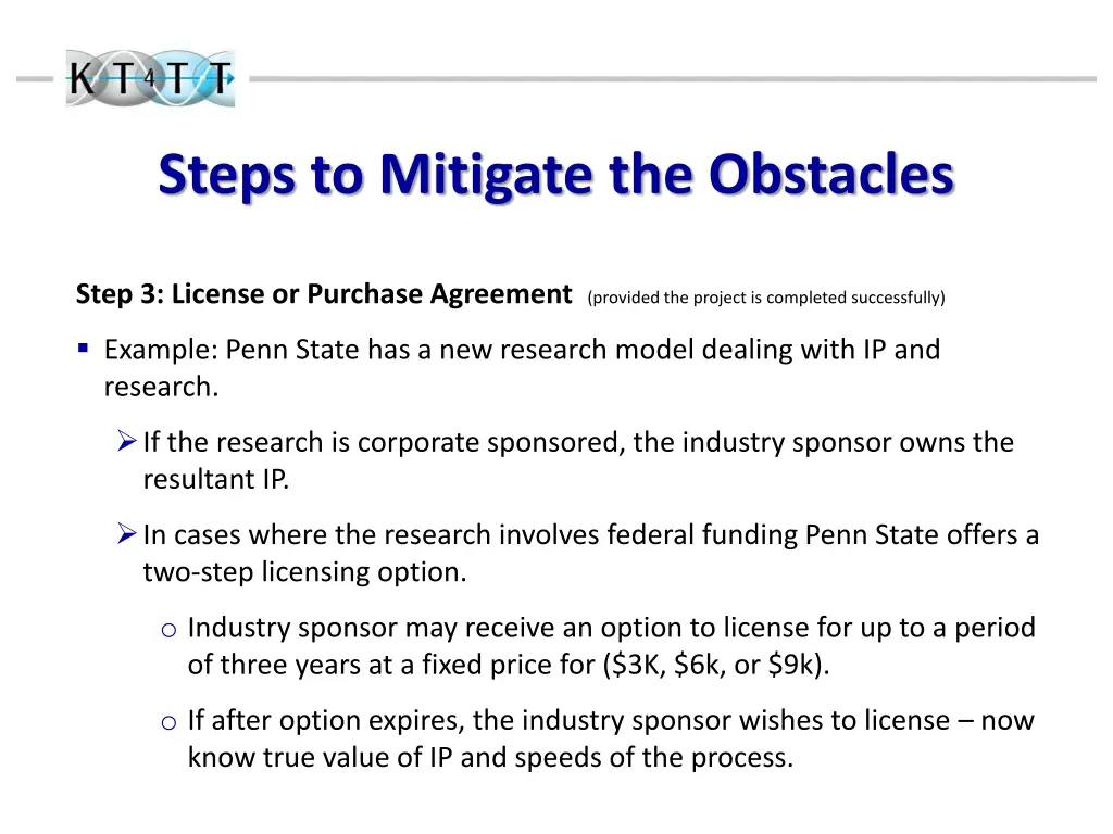 steps to mitigate the obstacles 5