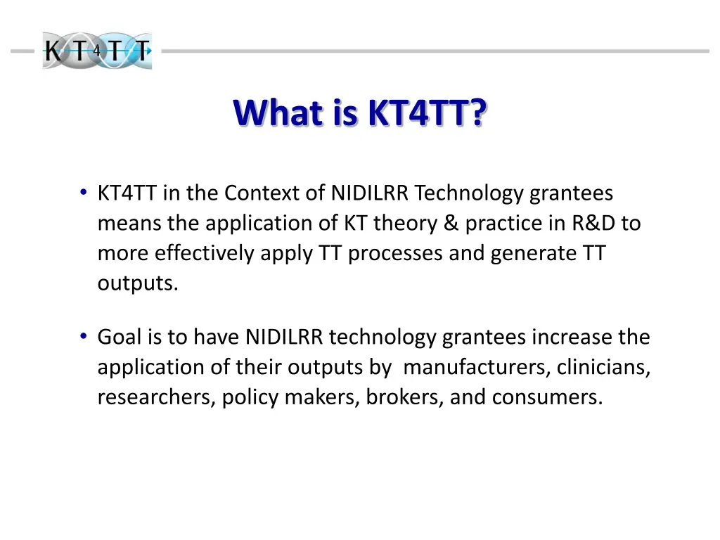what is kt4tt
