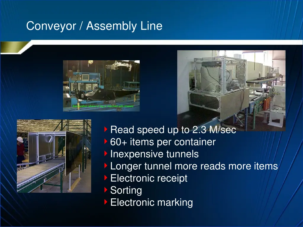 conveyor assembly line