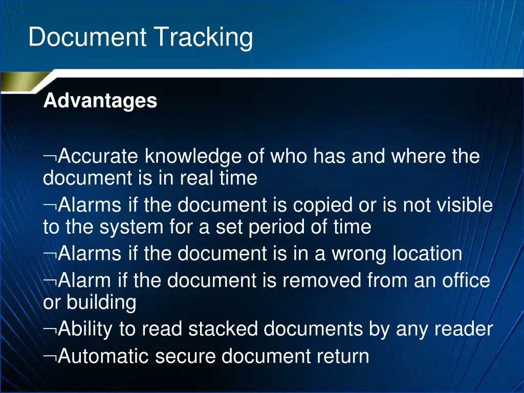 document tracking 1