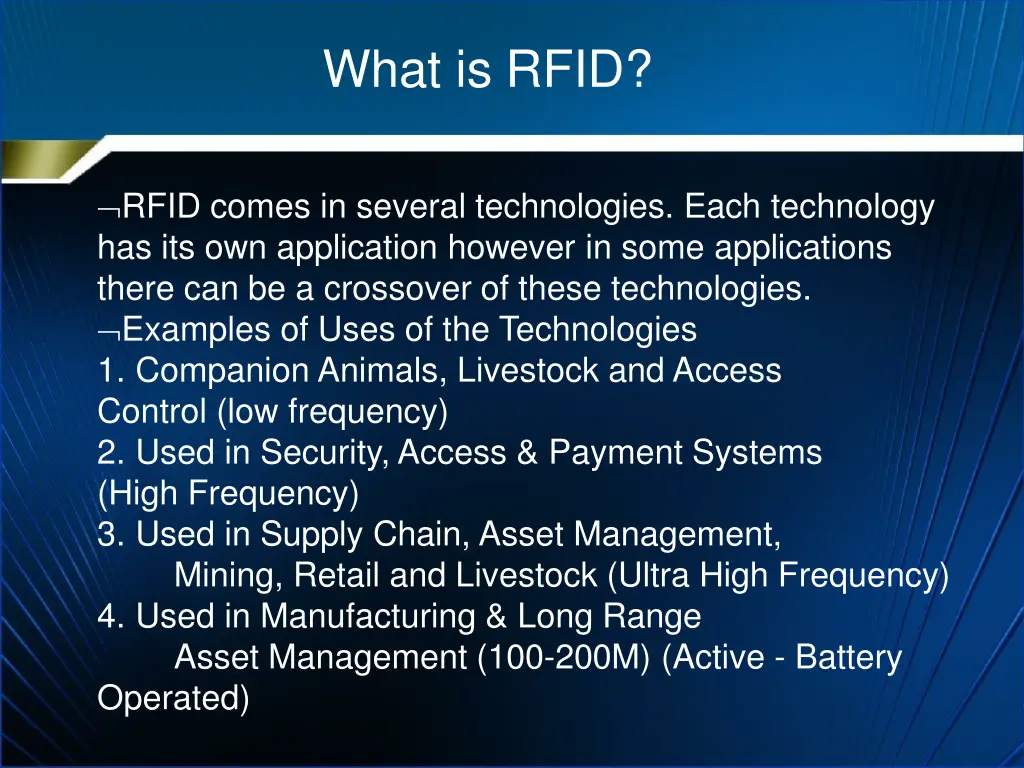 what is rfid 1
