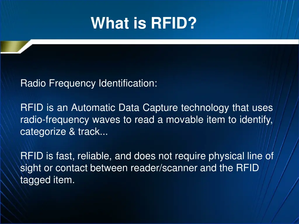 what is rfid
