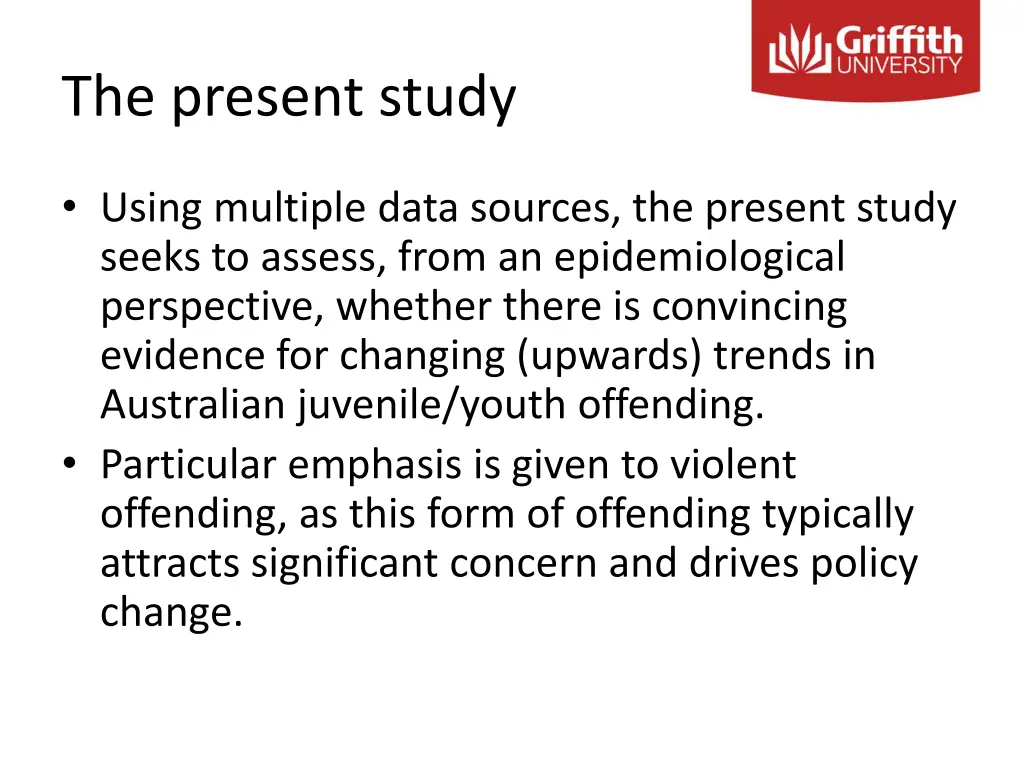 the present study