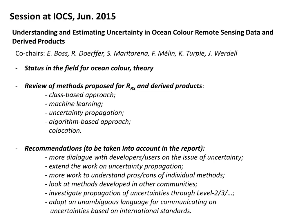 session at iocs jun 2015