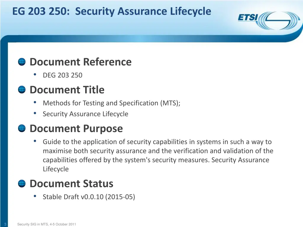 eg 203 250 security assurance lifecycle