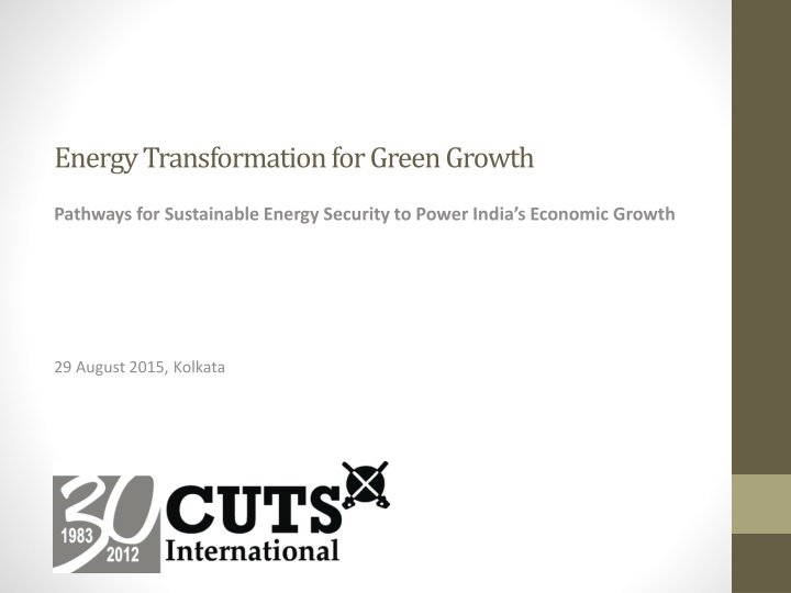 energy transformation for green growth