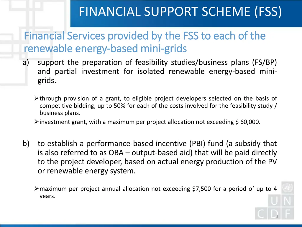 financial support scheme fss 7