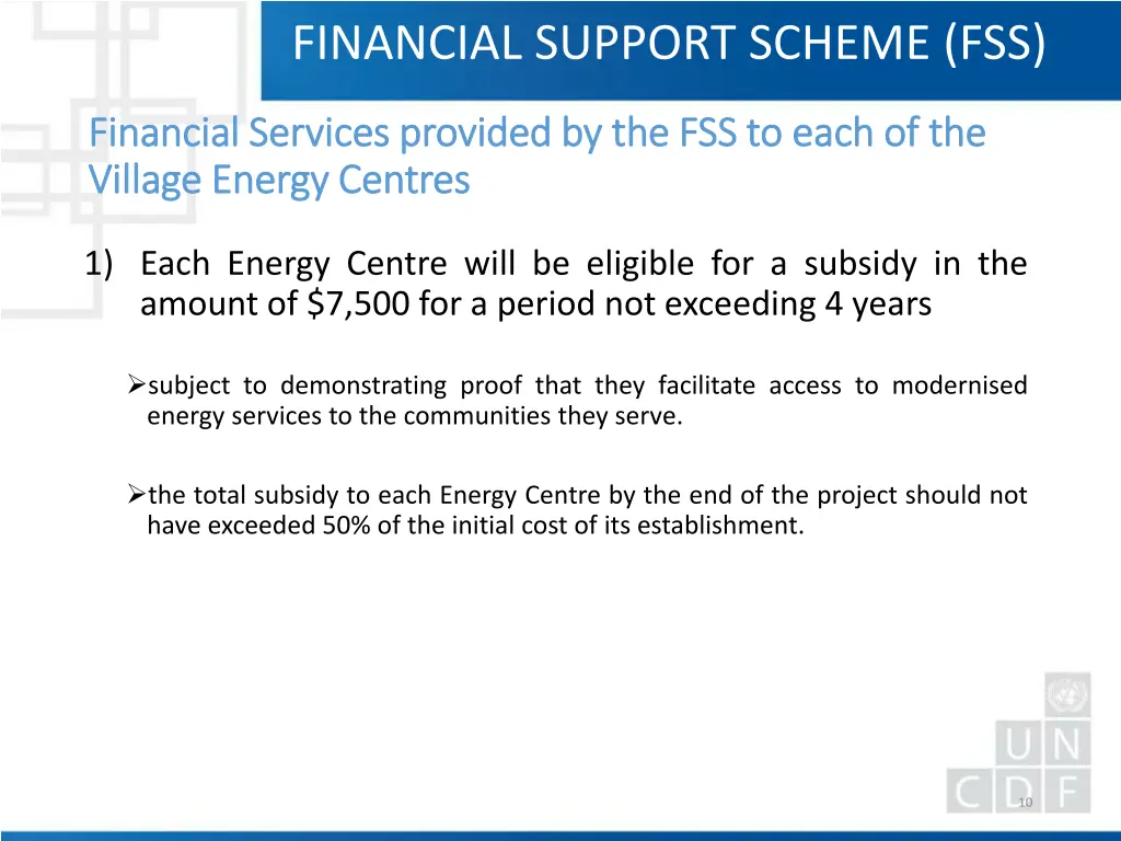 financial support scheme fss 8