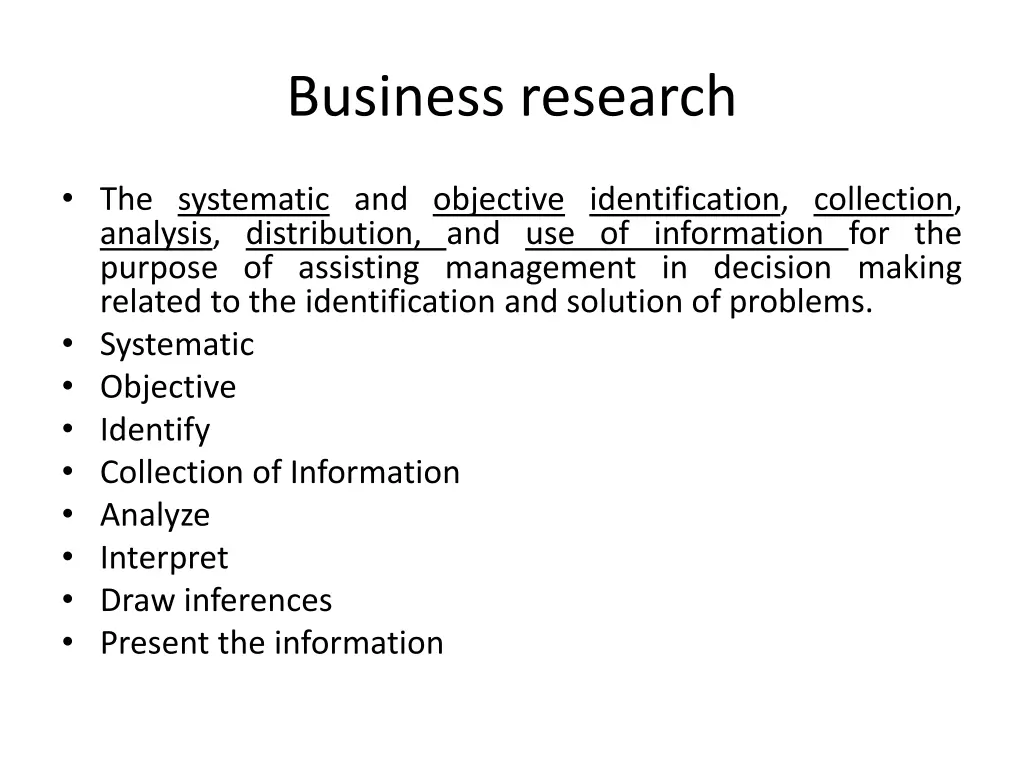 business research