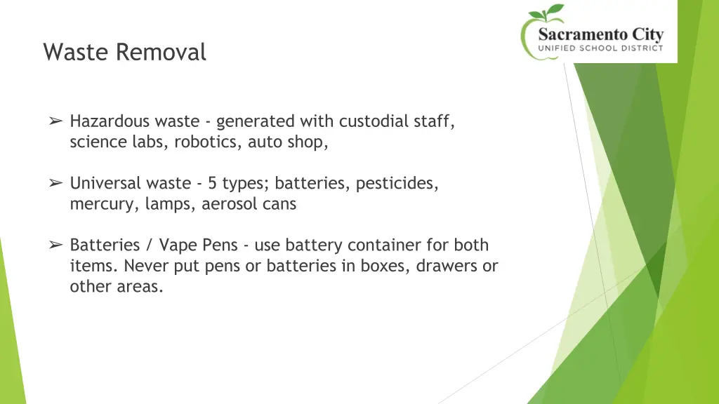 waste removal