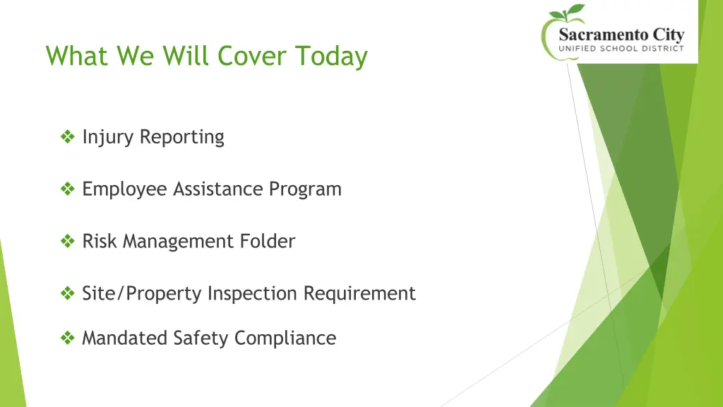 what we will cover today