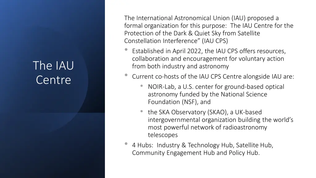 the international astronomical union iau proposed