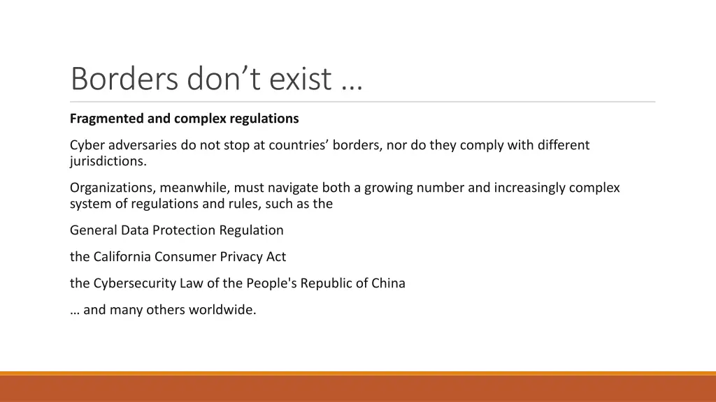 borders don t exist
