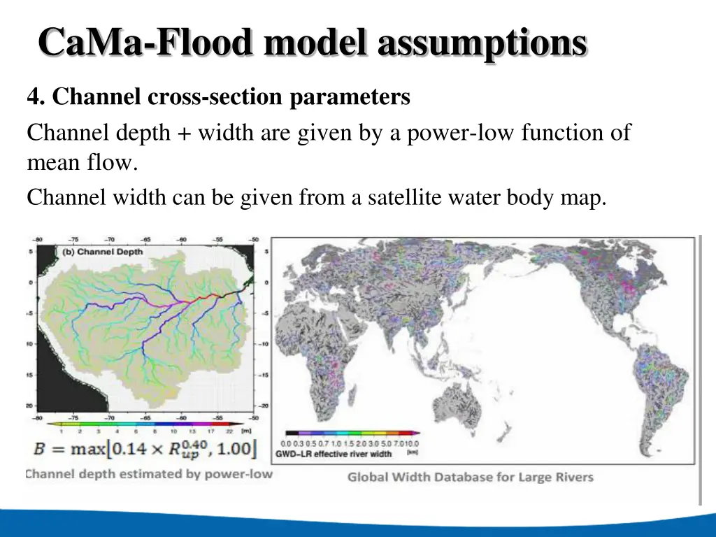 cama flood model assumptions 2