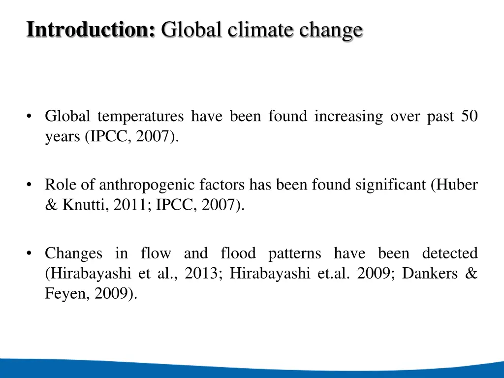 introduction global climate change