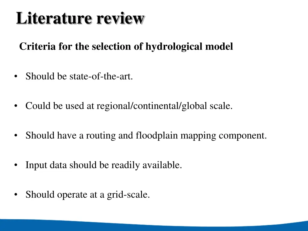 literature review