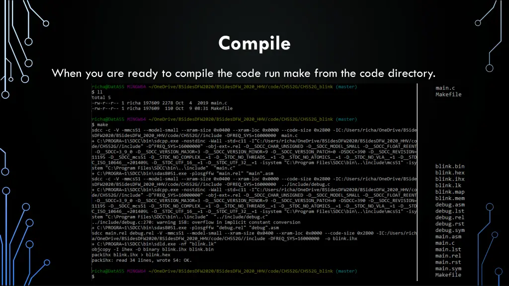 compile