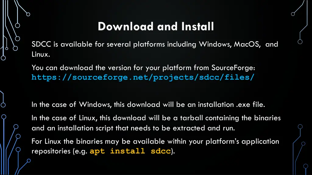 download and install