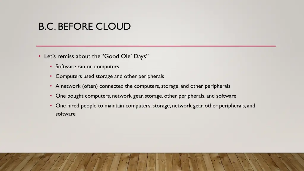 b c before cloud