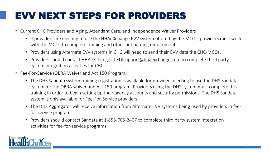 evv next steps for providers evv next steps