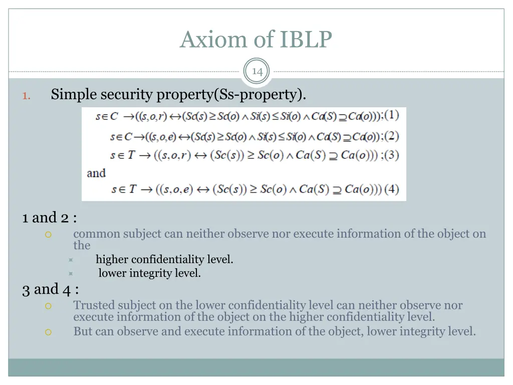 axiom of iblp