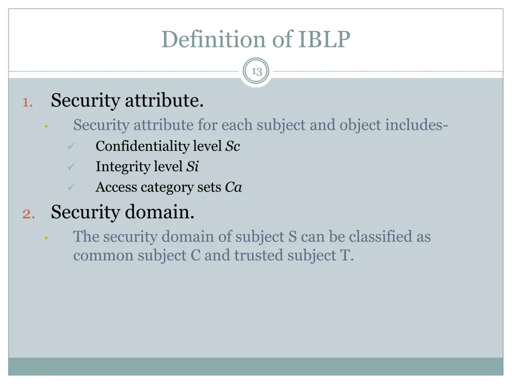 definition of iblp