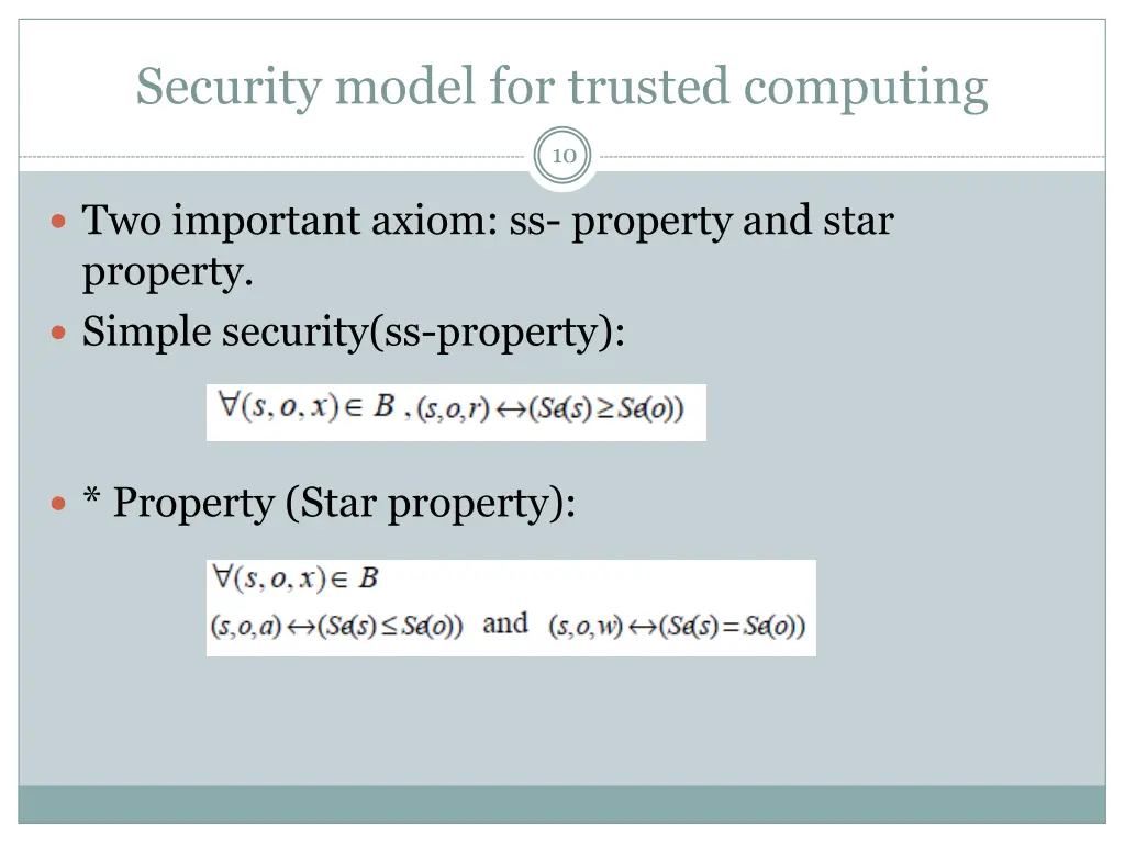 security model for trusted computing 1