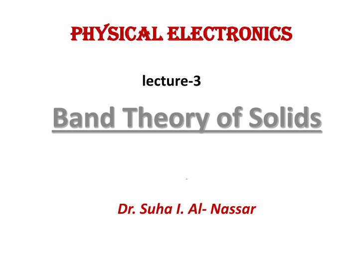 physical physical electronics electronics