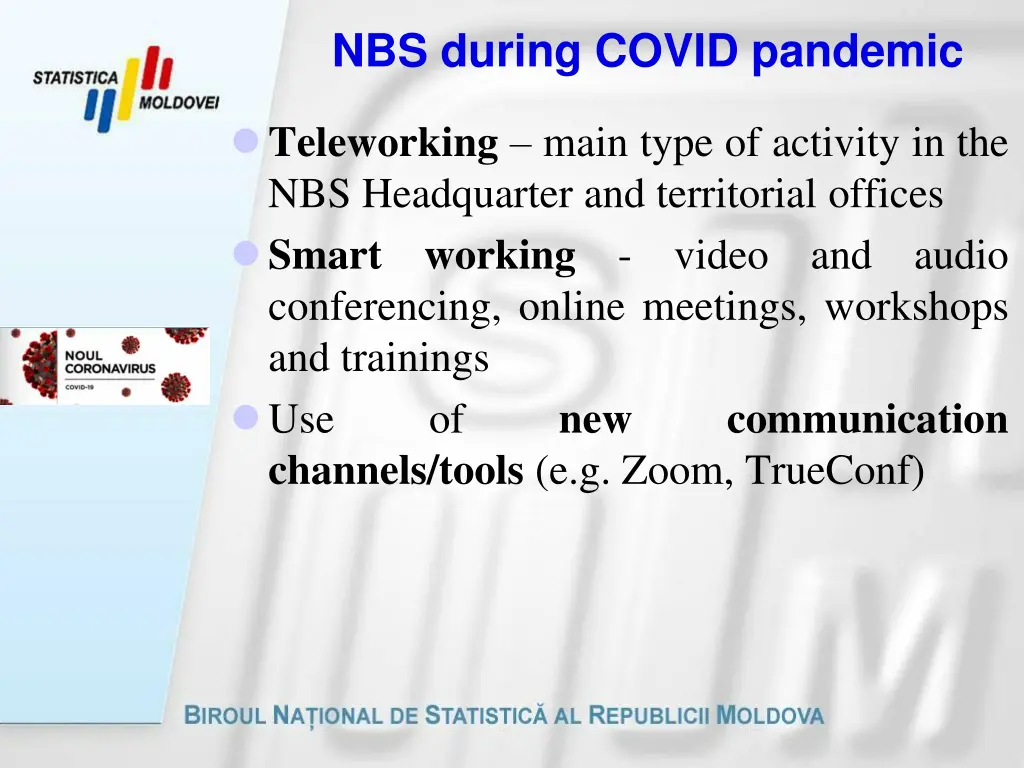 nbs during covid pandemic