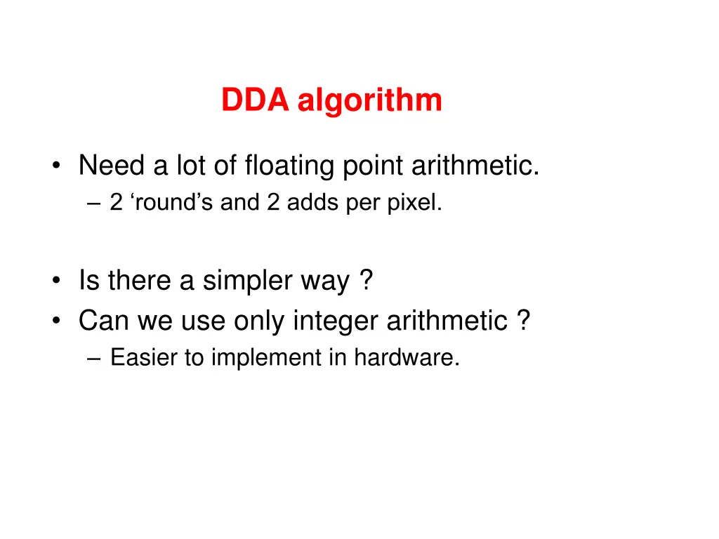 dda algorithm 1