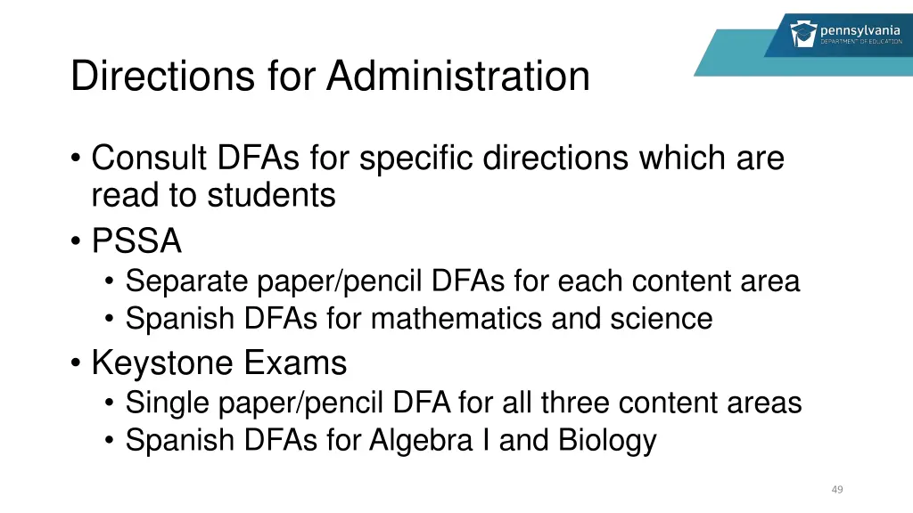 directions for administration 1