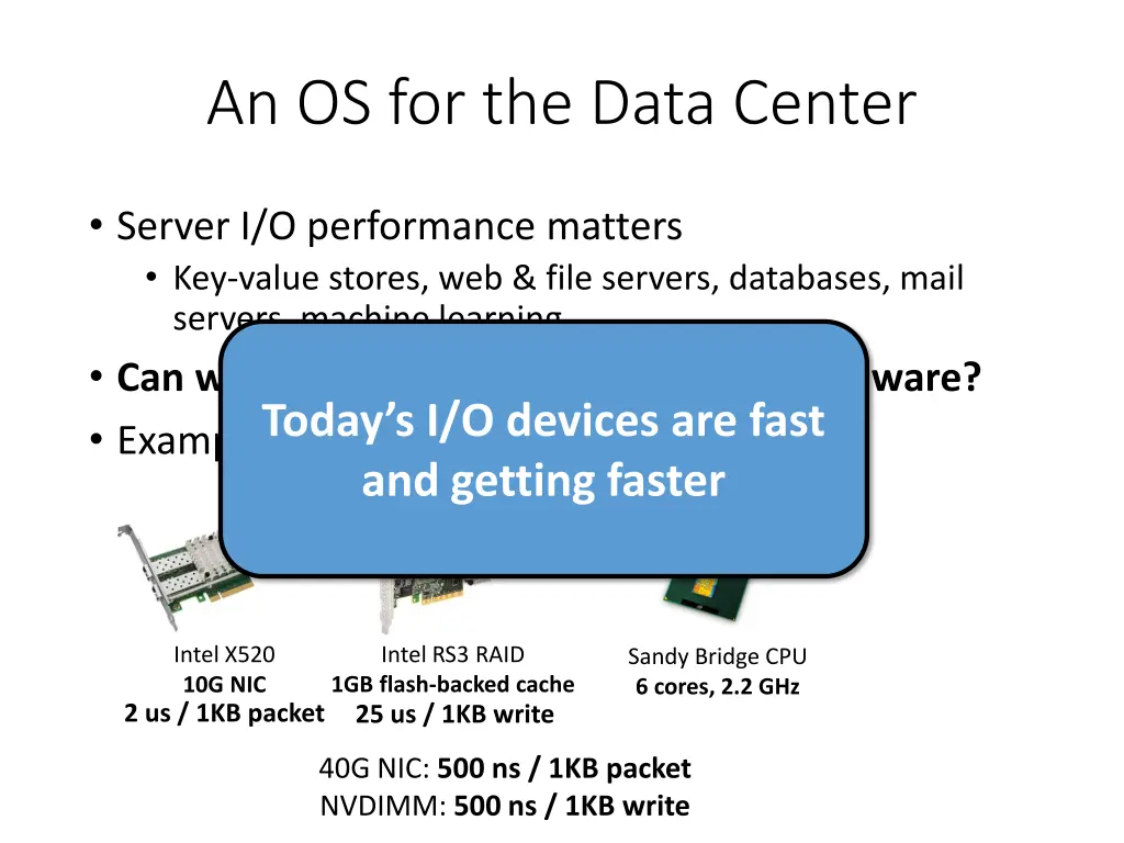 an os for the data center