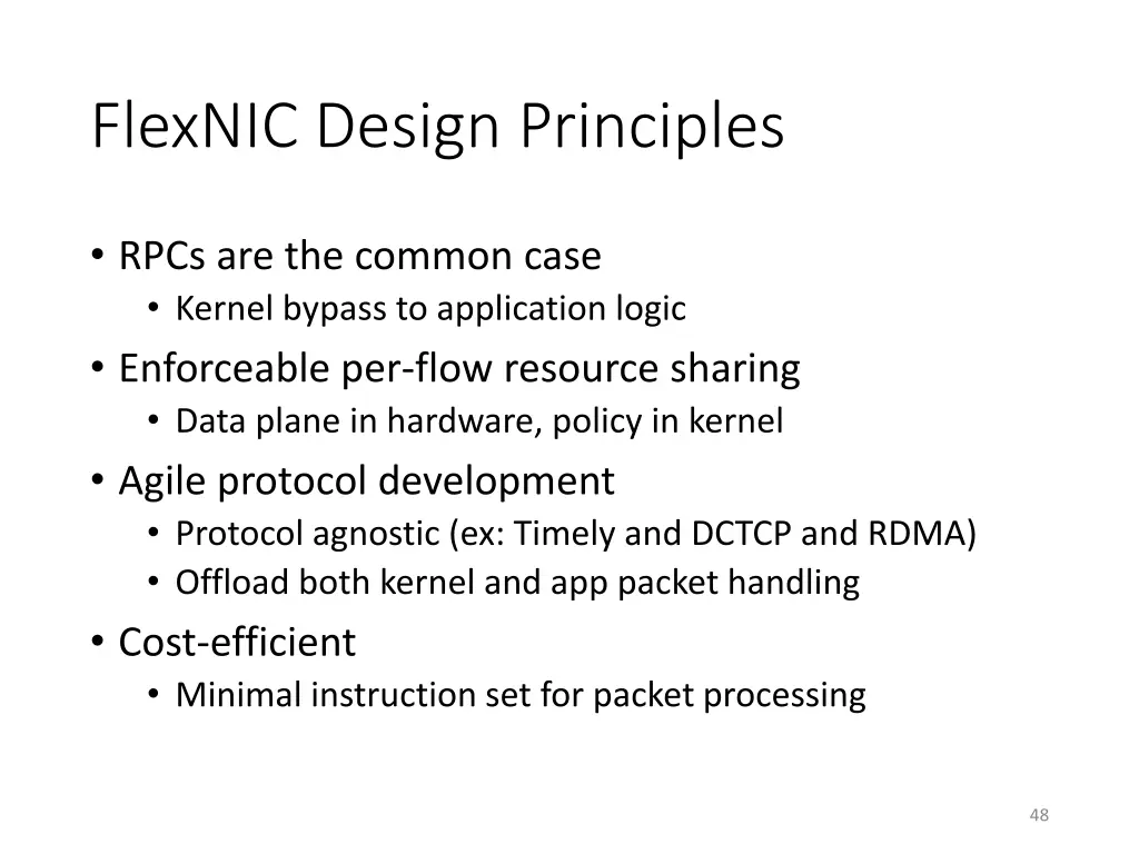 flexnic design principles