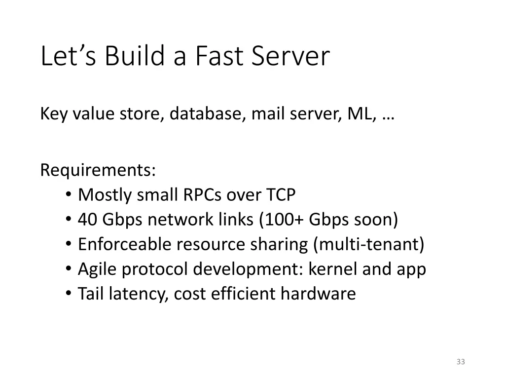 let s build a fast server 1