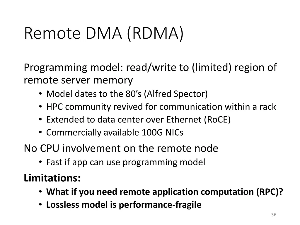 remote dma rdma