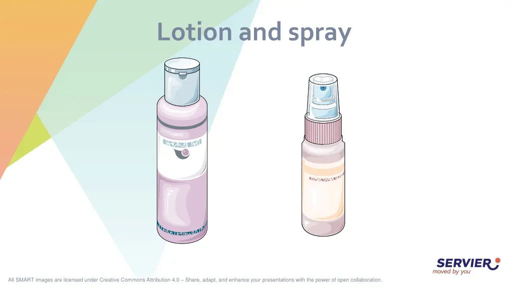 lotion and spray