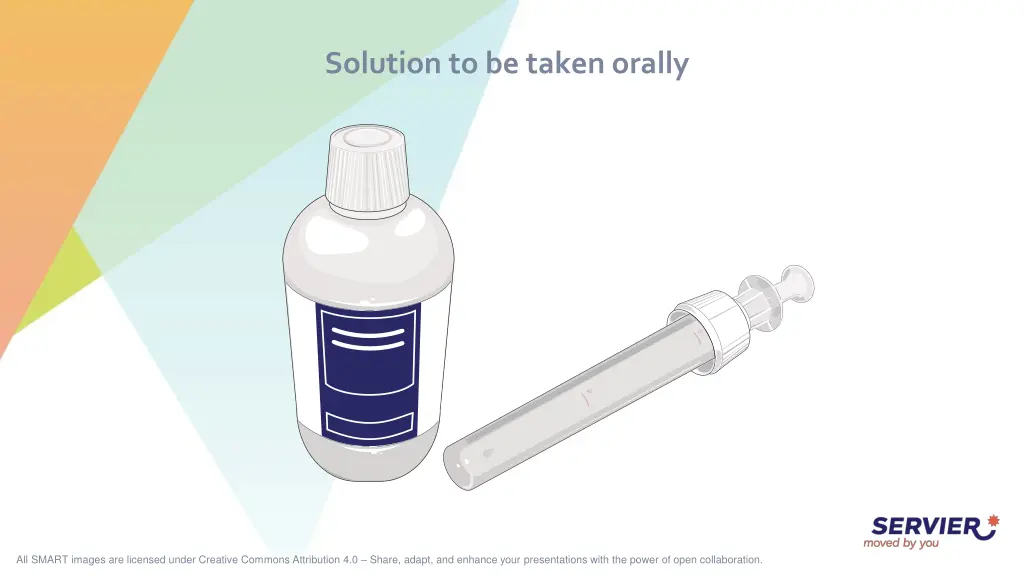 solution to be taken orally
