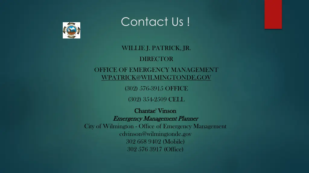 contact us