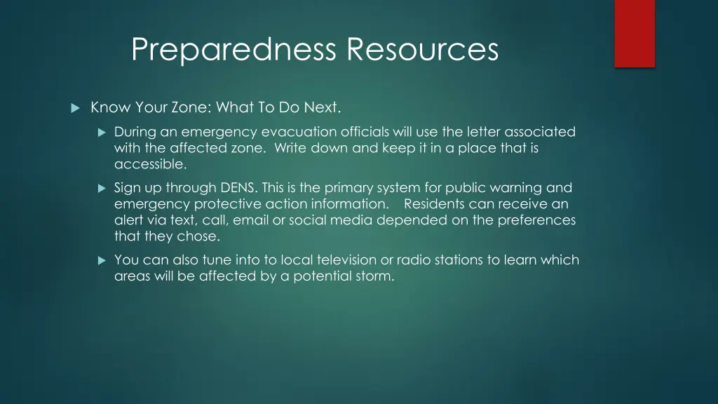 preparedness resources 2