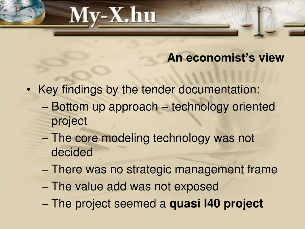 an economist s view