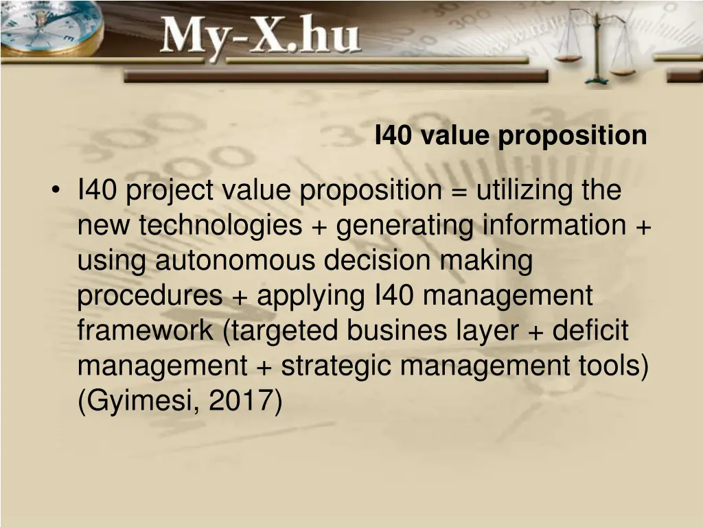i40 value proposition