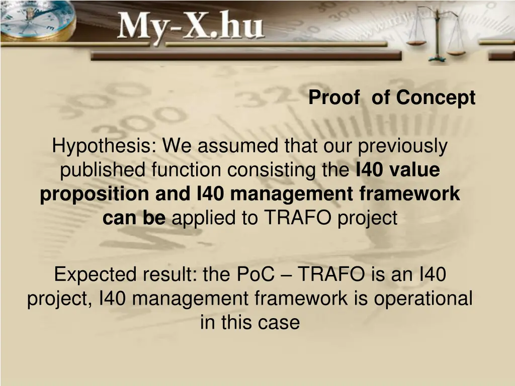 proof of concept