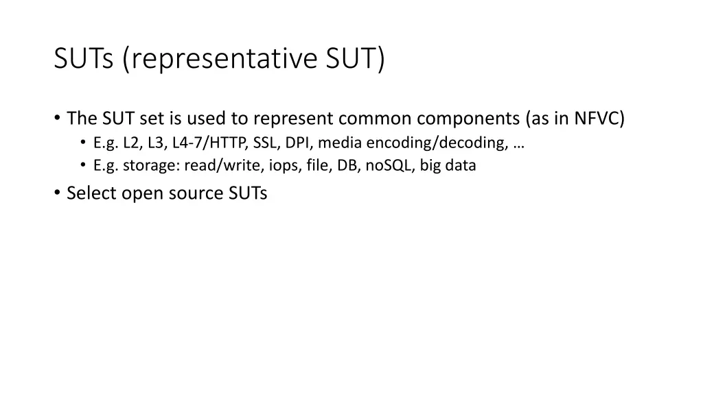 suts representative sut