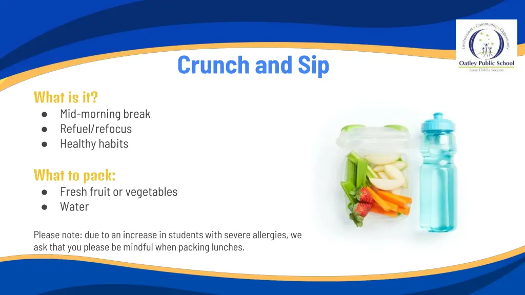 crunch and sip