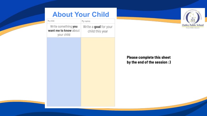 please complete this sheet